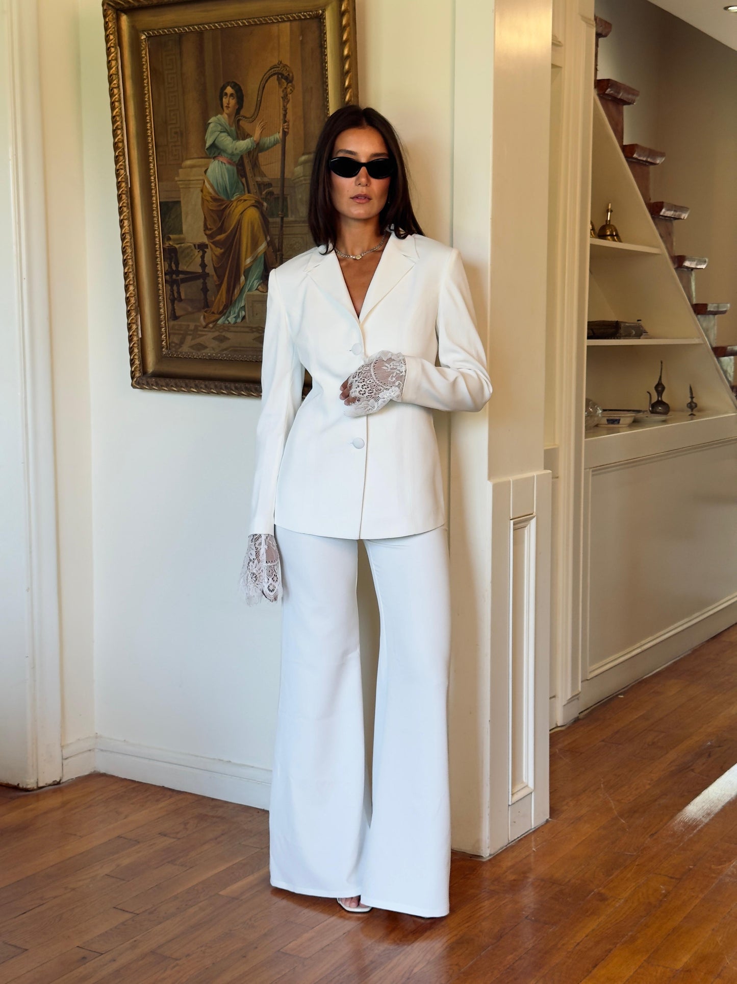 Lace Rendezvous White - Pants