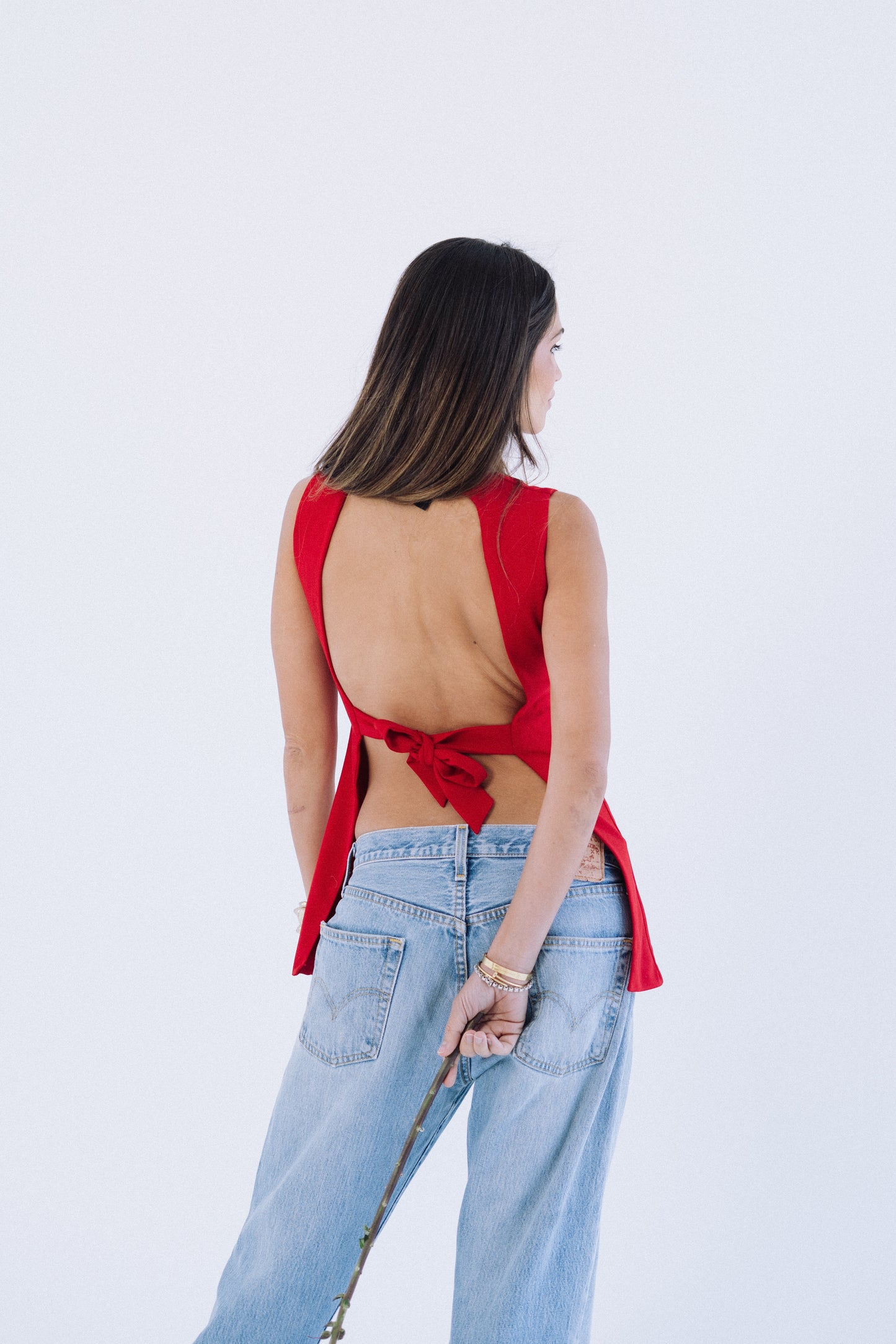 Backstory Top - Red