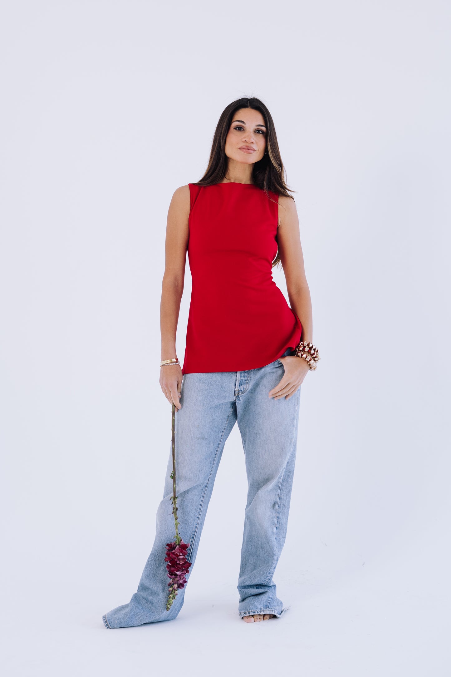 Backstory Top - Red