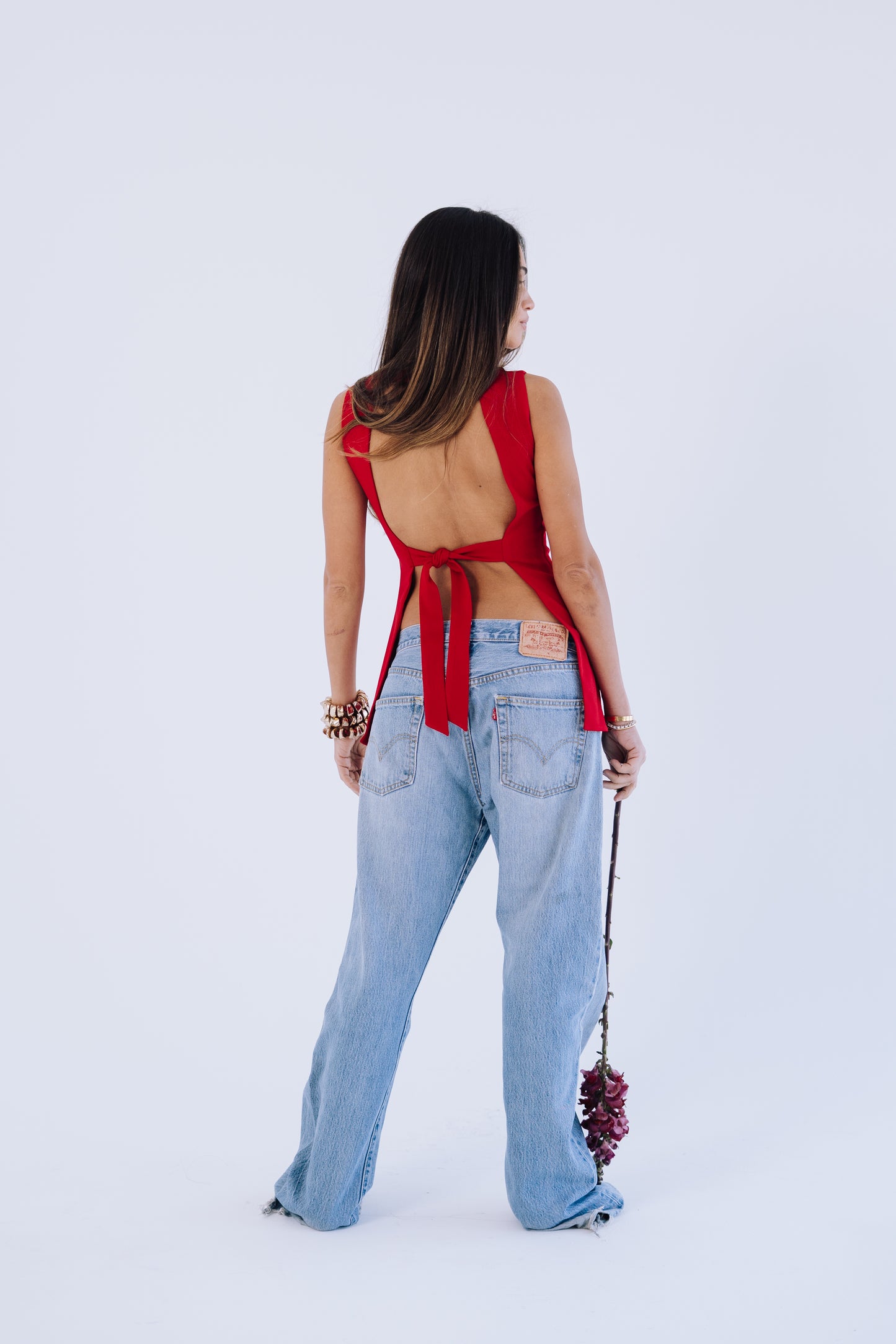 Backstory Top - Red