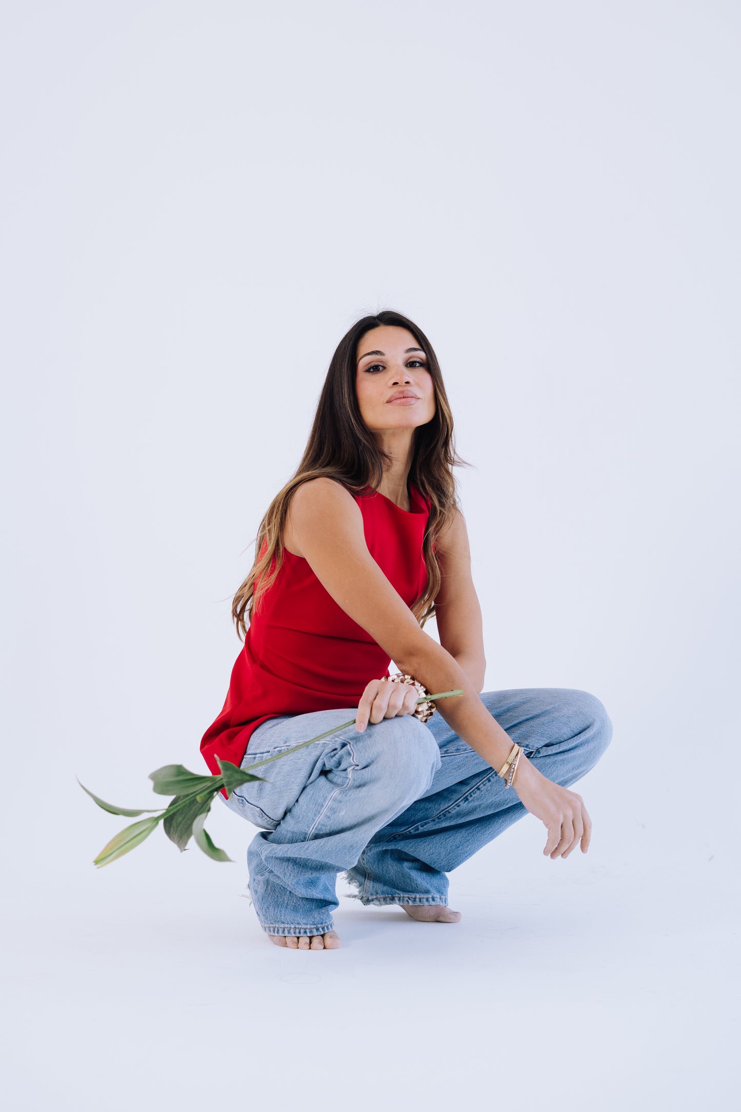 Backstory Top - Red