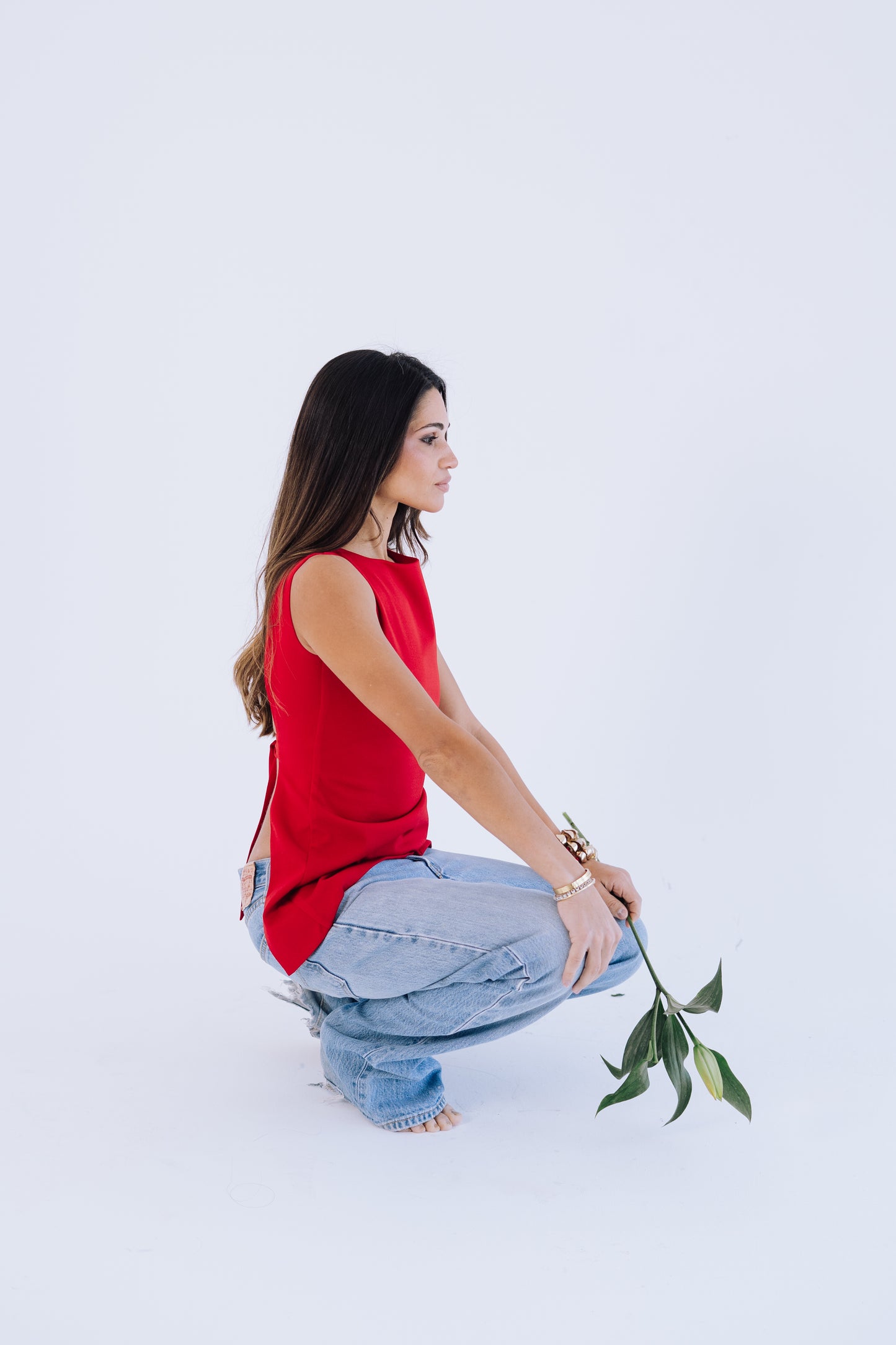 Backstory Top - Red