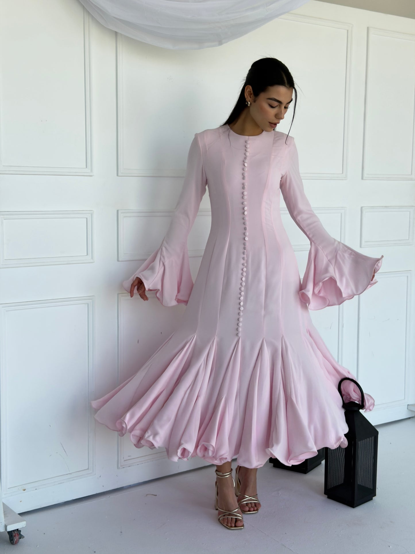 Baby Angel Dress - Rose