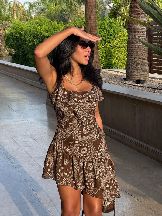 Cocoa Swirl Dress