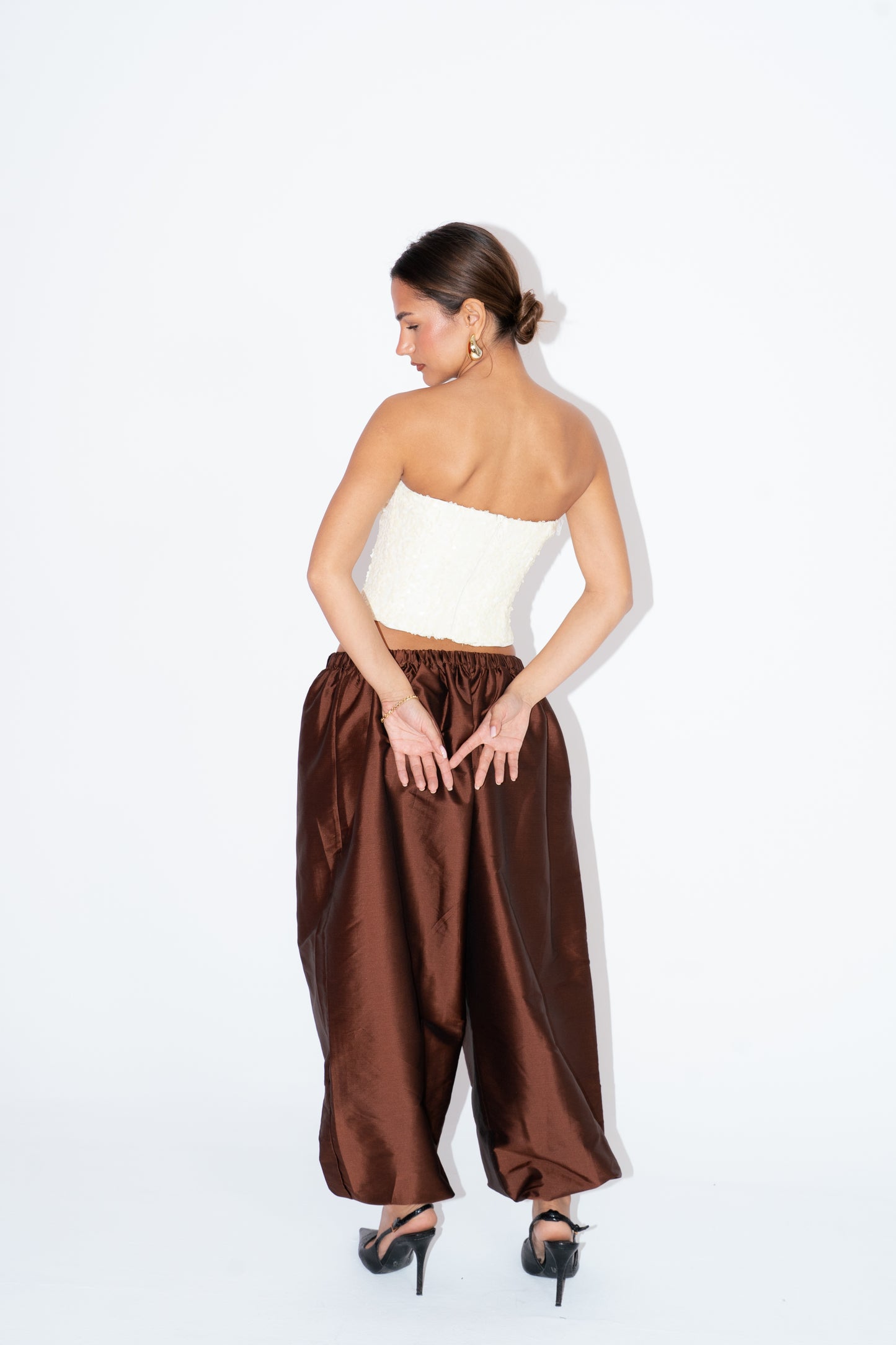 No Questions Pants - Brown
