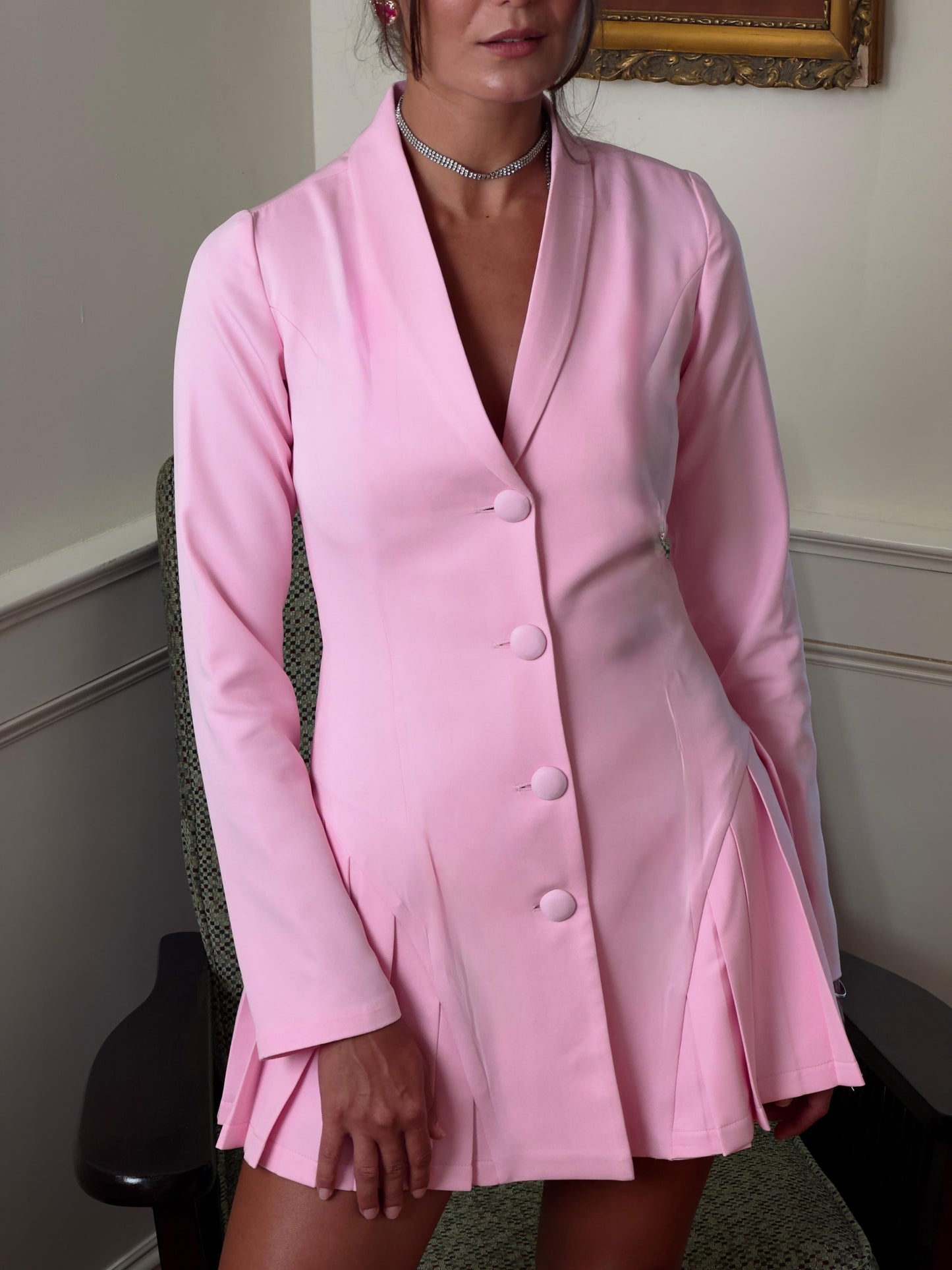The Pleated Charm - Pink