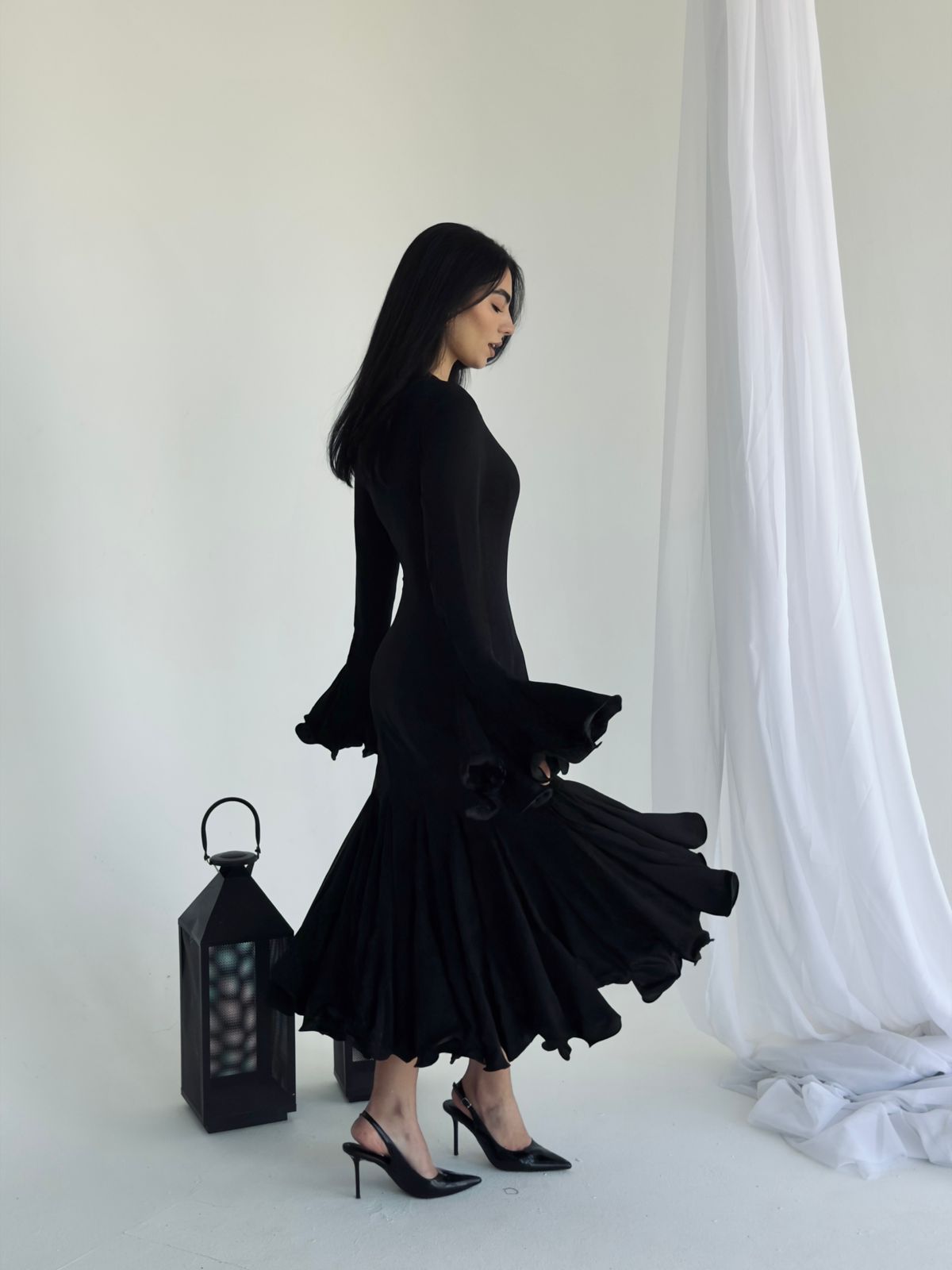 Baby Angel Dress - Black