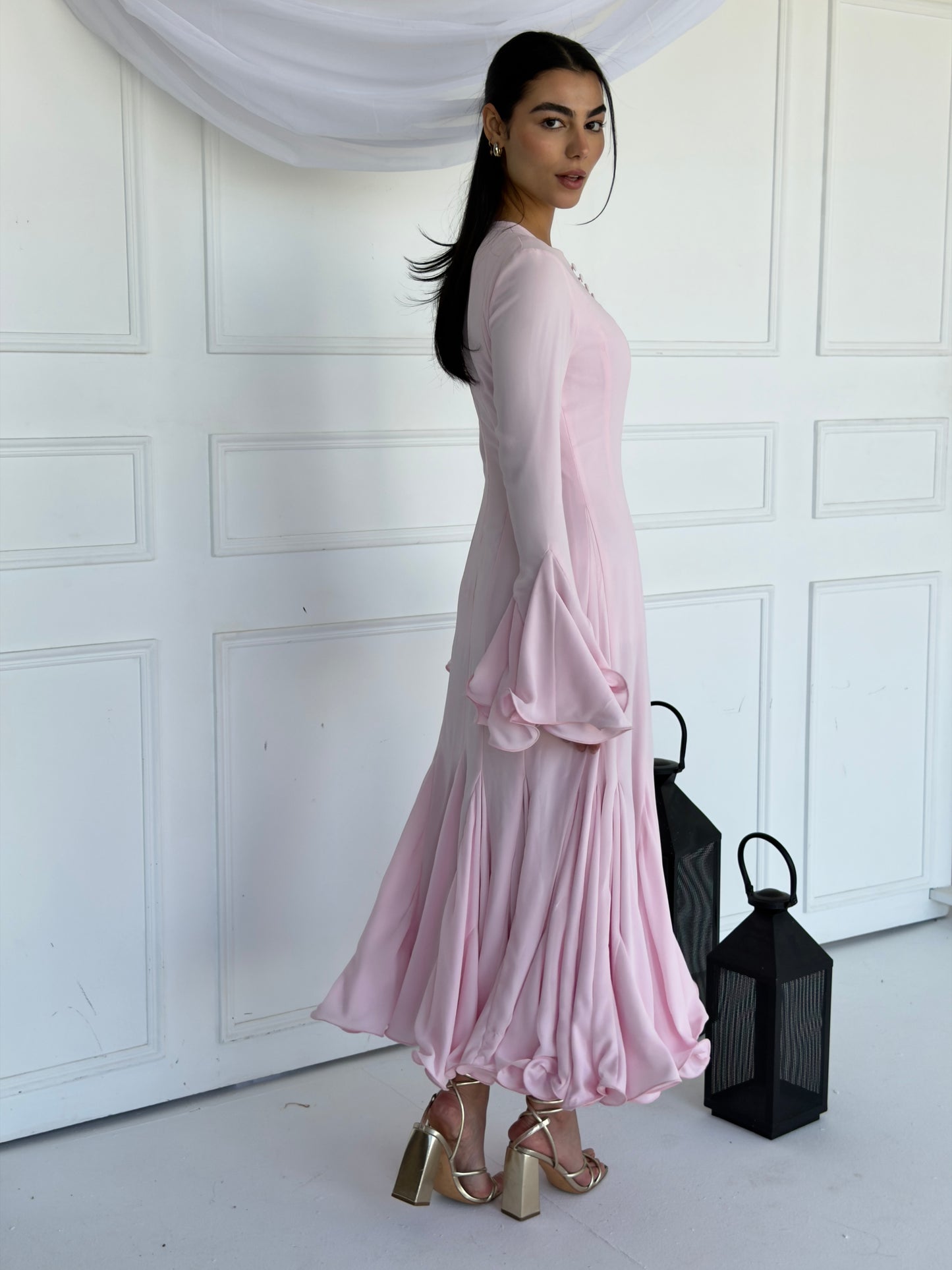 Baby Angel Dress - Rose