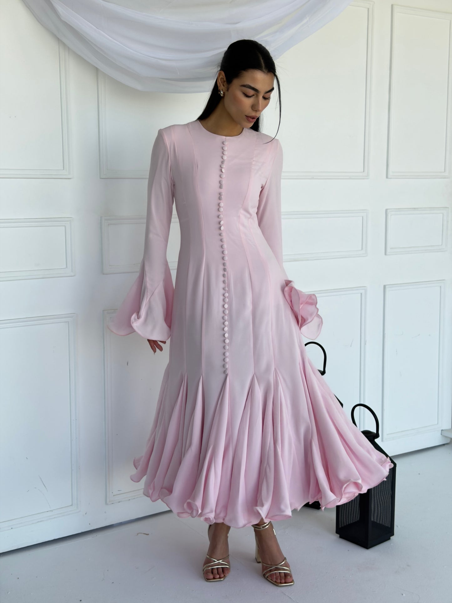 Baby Angel Dress - Rose