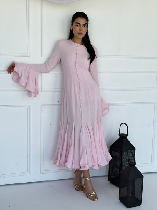 Baby Angel Dress - Rose