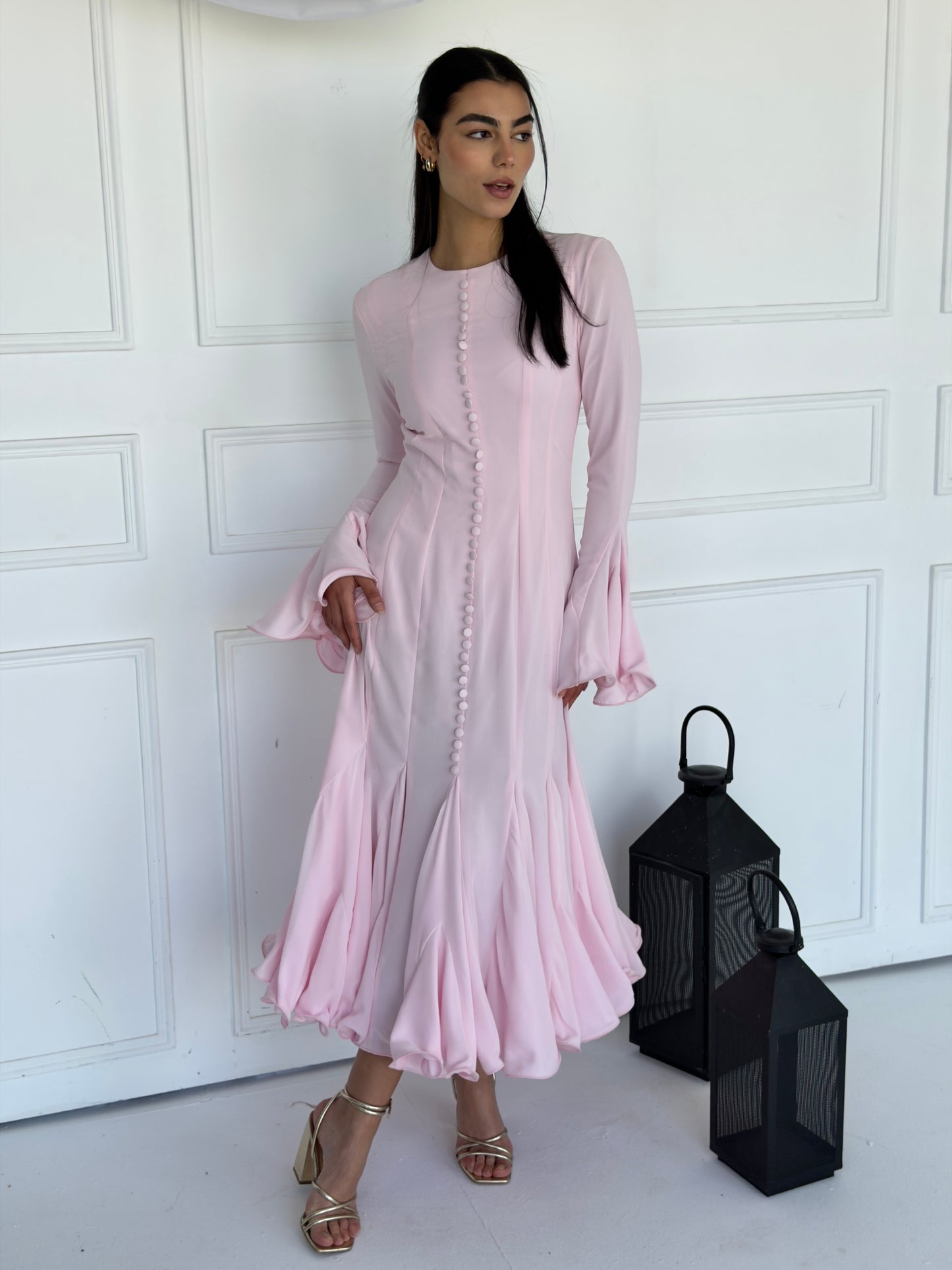 Baby Angel Dress - Rose