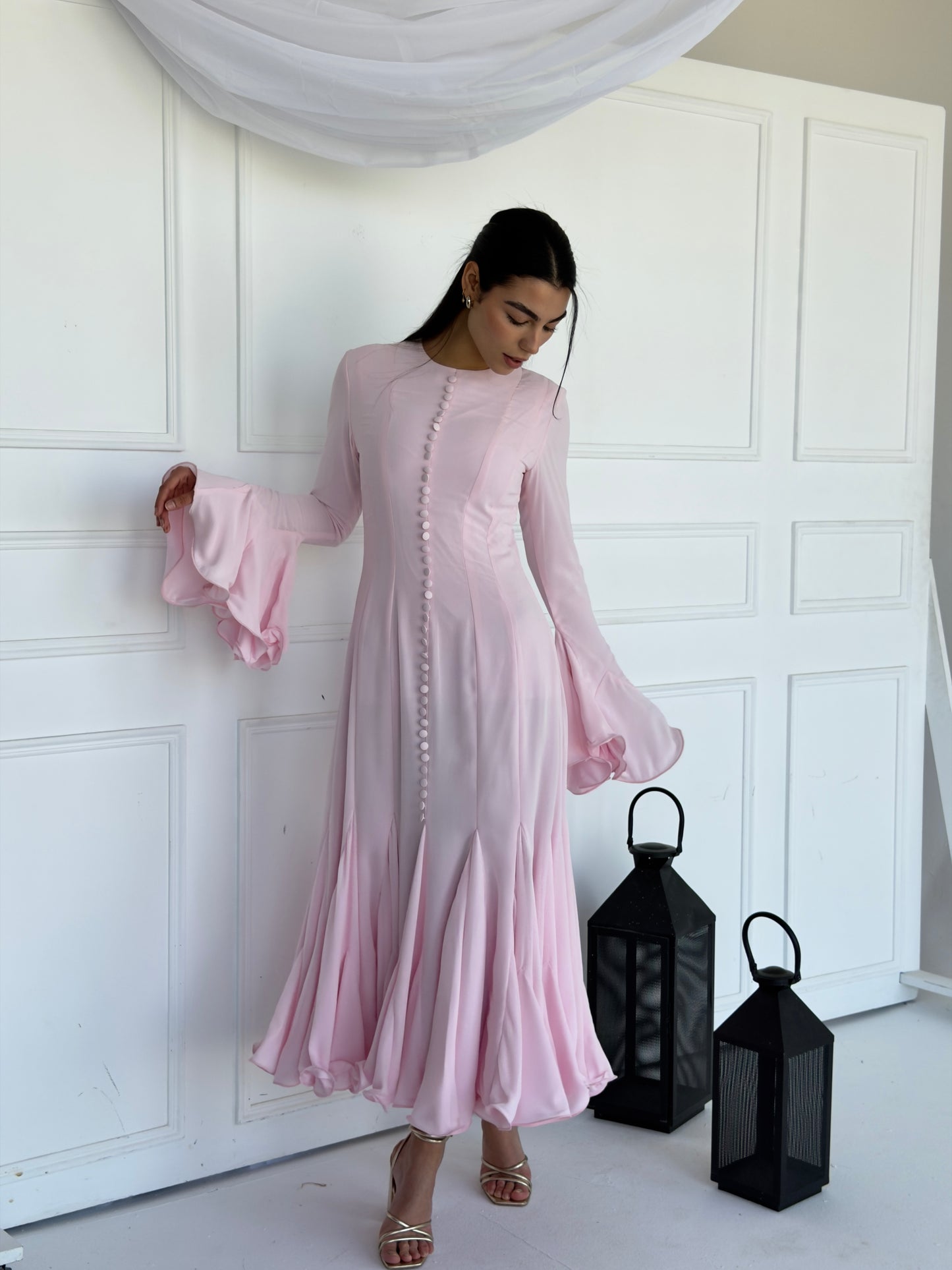 Baby Angel Dress - Rose