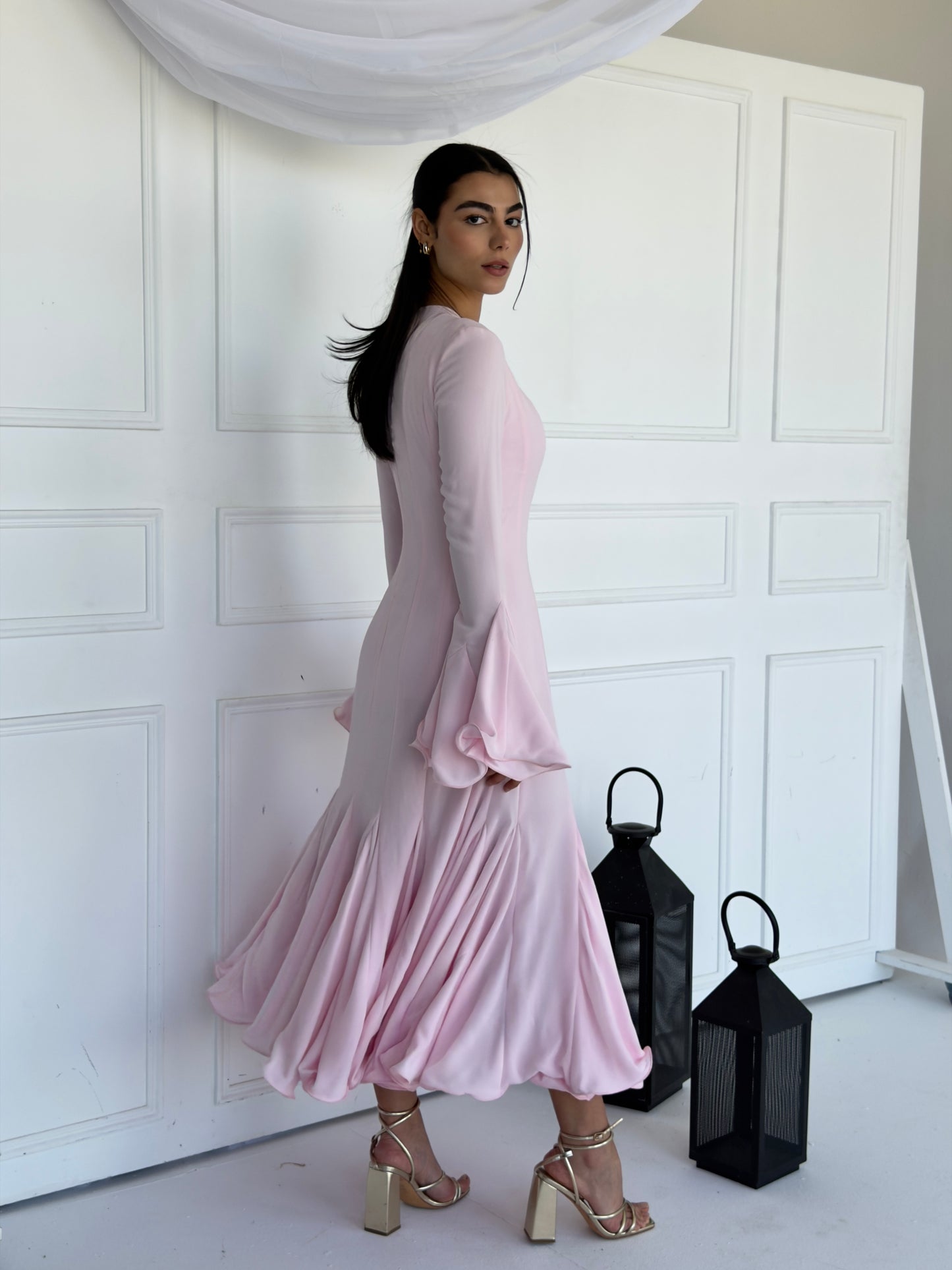 Baby Angel Dress - Rose