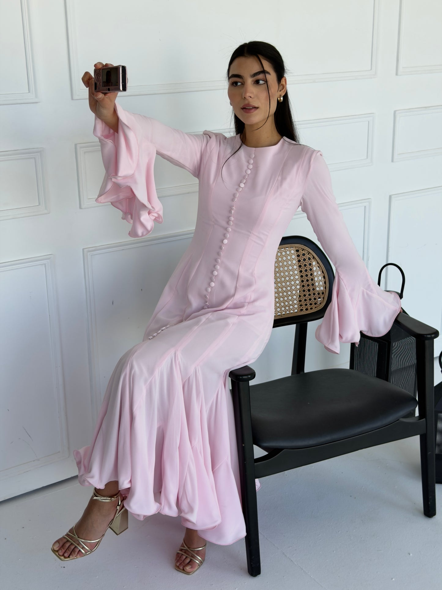 Baby Angel Dress - Rose